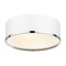 Z-Lite Arlo 3 Light Flush Mount, Matte White 2303F3-MW-CH - alternate 3